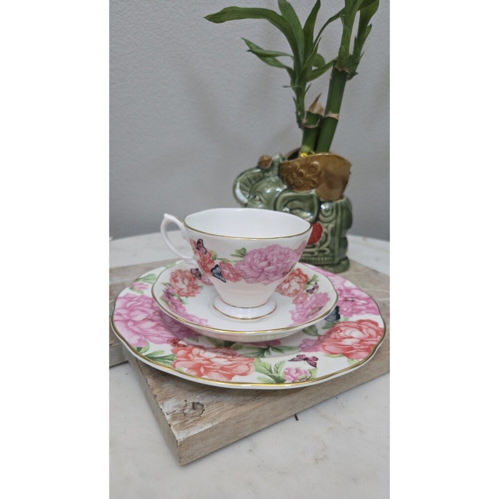 Royal Albert Miranda Kerr Gratitude Tea Cup ,Saucer & Plate In Original BOX